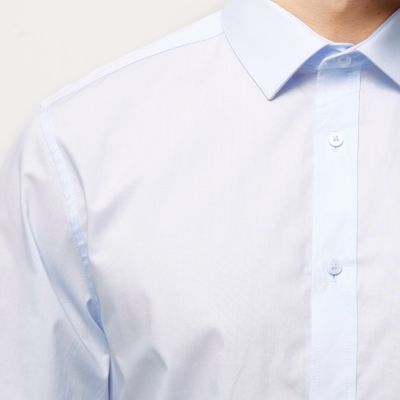 Light blue formal slim fit shirt